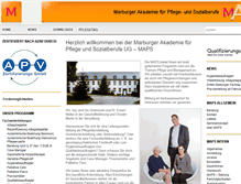 Tablet Screenshot of maps-marburg.de
